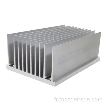 Dissipateur thermique de caloduc en aluminium de haute qualité pour l&#39;industrie